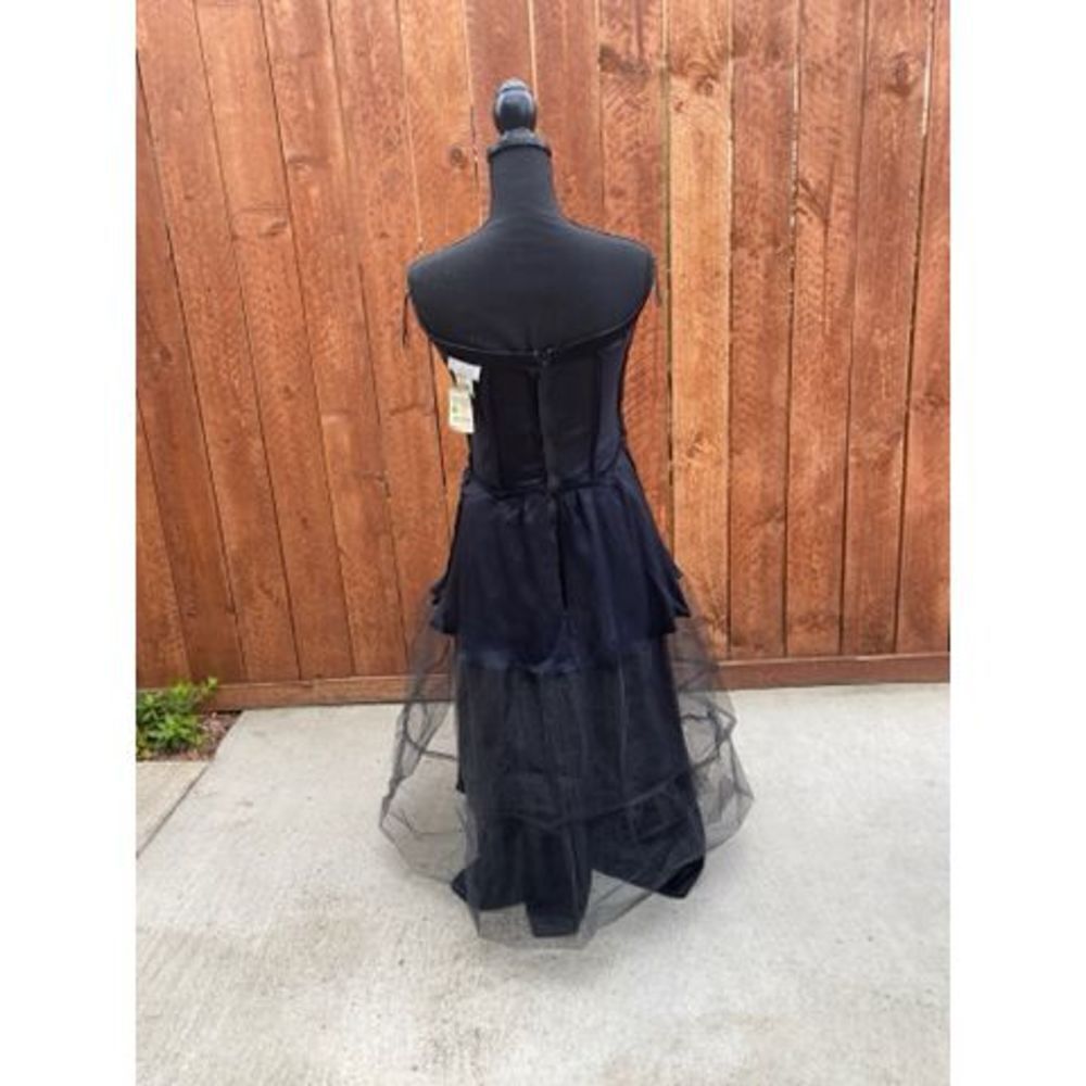 Gunne Sax by Jessica McClintock Dress Gown Formal, Prom, Black Dress NWT - Picture 7 of 11
